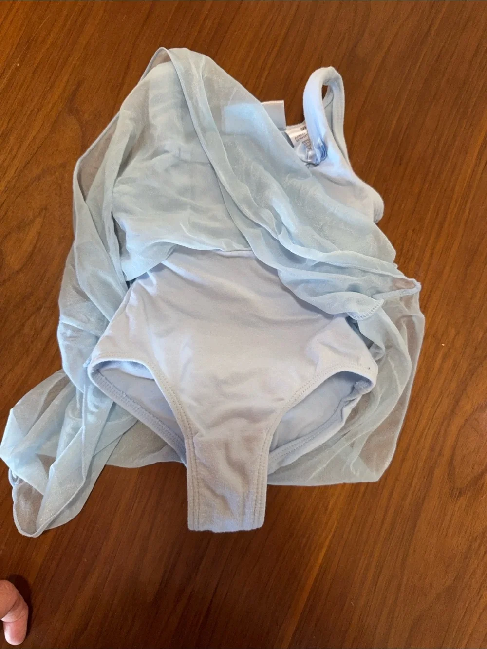 Freestyle Light Blue Girls Tank Top with Bow 2/3